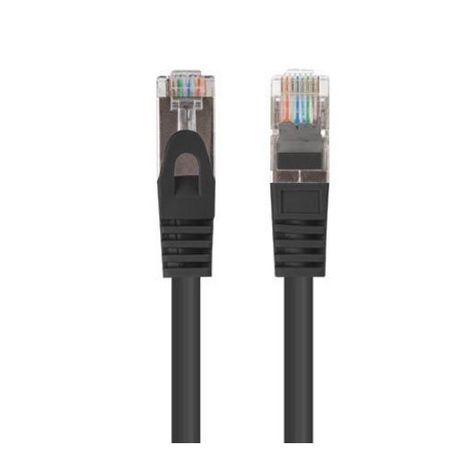 Patchcord kat.6 FTP 0.5m czarny Fluke 10-pak-8557386