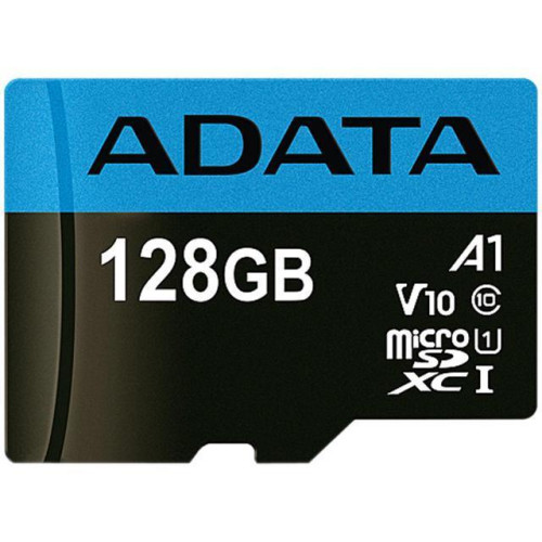 Karta pamięci z adapterem ADATA Premier AUSDX128GUICL10A1-RA1 (128GB; Class 10; + adapter)-856336