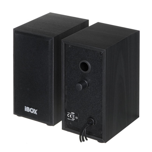 Zestaw głośników IBOX IGLSP1B (2.0; ciemne drewno)-856426