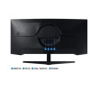 Monitor 34 cale LC34G55TWWPXEN VA 3440x1440 Ultra WQHD 21:9 format kinowy 1xHDMI/1xDP 1 ms (MPRT) zakrzywiony 165Hz Gaming 2 lata d2d-8655659
