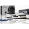 Czytnik kart 5-portowy USB 3.0 SuperSpeed, All-in-one, Czarno-srebrny-8655933