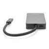 Czytnik kart USB-C, 2-portowy UHS-II SD4.0 TF4.0 High Speed, aluminiowy, Szary -8656002