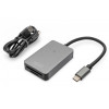 Czytnik kart USB-C, 2-portowy UHS-II SD4.0 TF4.0 High Speed, aluminiowy, Szary -8656005