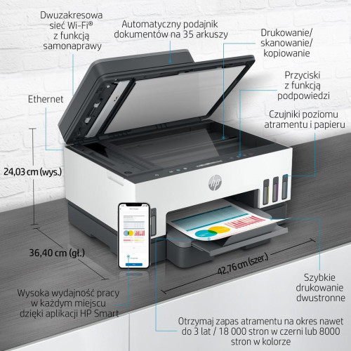 URZĄDZ. WIELOF. HP Smart Tank 750 All-in-One 6UU47A-8650006