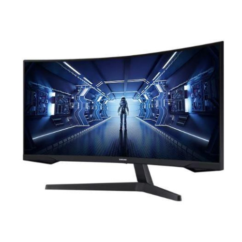 Monitor 34 cale LC34G55TWWPXEN VA 3440x1440 Ultra WQHD 21:9 format kinowy 1xHDMI/1xDP 1 ms (MPRT) zakrzywiony 165Hz Gaming 2 lata d2d-8655643