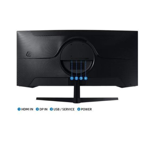 Monitor 34 cale LC34G55TWWPXEN VA 3440x1440 Ultra WQHD 21:9 format kinowy 1xHDMI/1xDP 1 ms (MPRT) zakrzywiony 165Hz Gaming 2 lata d2d-8655659