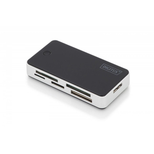 Czytnik kart 5-portowy USB 3.0 SuperSpeed, All-in-one, Czarno-srebrny-8655928