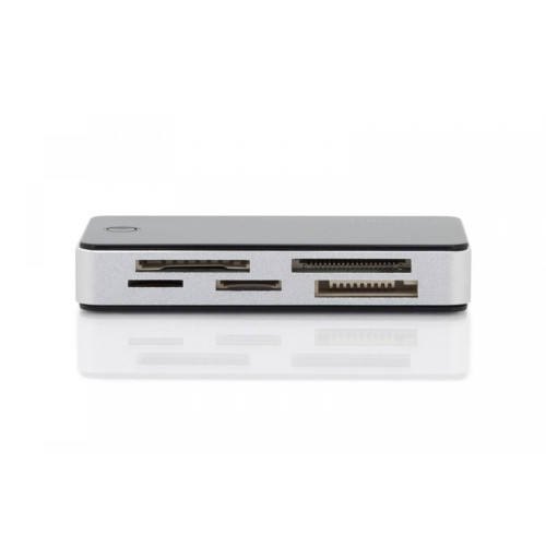 Czytnik kart 5-portowy USB 3.0 SuperSpeed, All-in-one, Czarno-srebrny-8655935