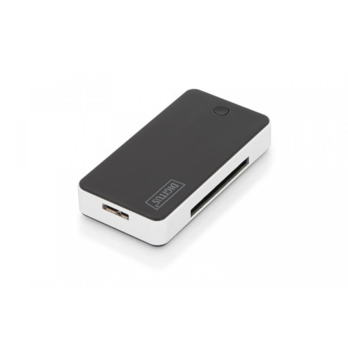 Czytnik kart 5-portowy USB 3.0 SuperSpeed, All-in-one, Czarno-srebrny-8655938