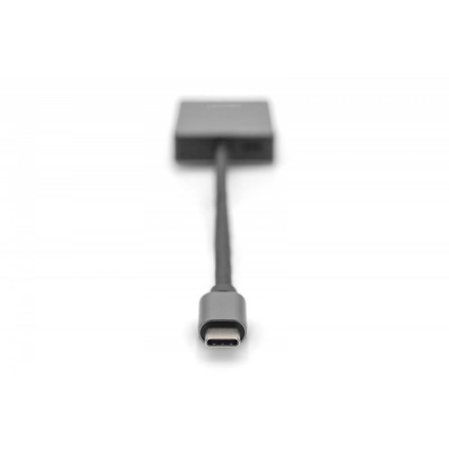 Czytnik kart USB-C, 2-portowy UHS-II SD4.0 TF4.0 High Speed, aluminiowy, Szary -8656004