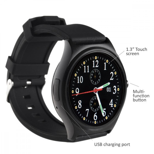 Smartwatch Inteligentny Zegarek RS100 NanoRS czarny-867939