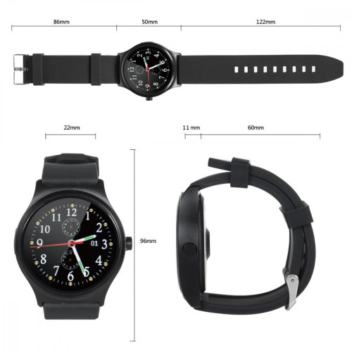 Smartwatch Inteligentny Zegarek RS100 NanoRS czarny-867945