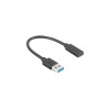 Adapter USB TYPE-C(F) AM 3.1 15 cm-870650