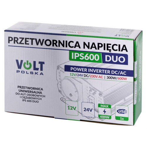 Przetwornica napiecia IPS 600 DUO 12/24V/230V-8704077
