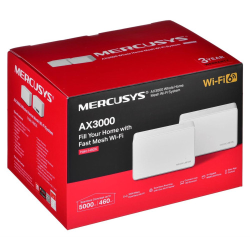 System mesh Mercusys Halo H80X(2-pack)-8708391