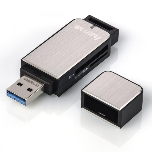 Czytnik kart SD/microSD USB 3.0 srebrny -874554