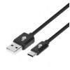 Kabel USB-USB C 1.5m czarny sznurek premium-8786990