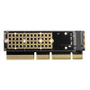 PCEM2-1U Adapter wewnętrzny PCIe x16/x8/x4, M.2 NVMe M-key slot, 1U-8787804