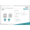Ładowarka sieciowa, zasilacz GaN 2x USB-C PD 3.0 max. 65W, biała-8788303