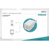 Ładowarka sieciowa, zasilacz GaN 2x USB-C PD 3.0 max. 65W, biała-8788304
