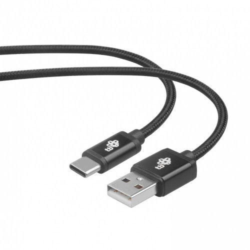 Kabel USB-USB C 1.5m czarny sznurek premium-8786993
