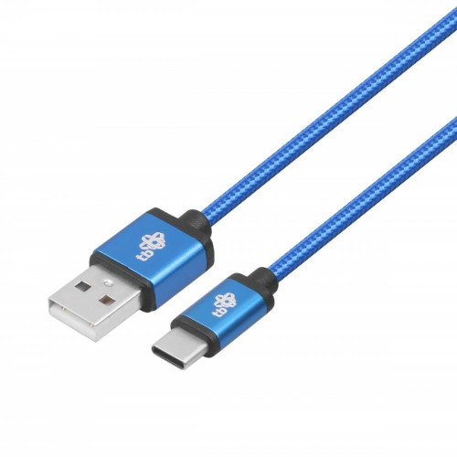 Kabel USB-USB C 1.5m niebieski sznurek premium-8786997