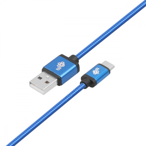 Kabel USB-USB C 1.5m niebieski sznurek premium-8786998