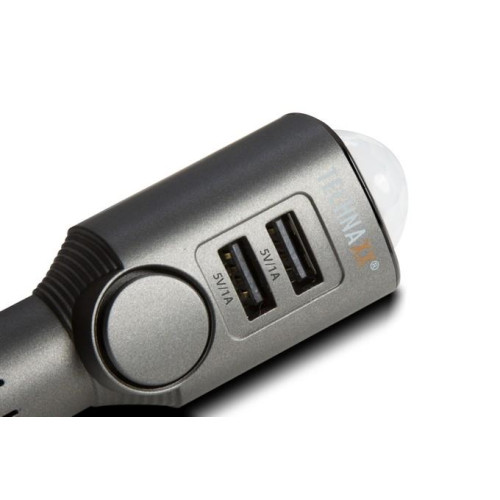 Alarm samochodowy z ładowarką USB 2 porty TX-100-878736