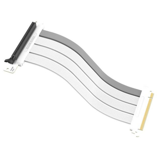 Riser PCI 4.0 x16 na taśmie 30cm Biały-8787627