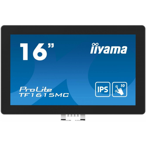 Monitor 15.6 cala TF1615MC-B1 IPS,pojemnościowa 10 punktów,450cd/m2,IP65,7H,HDMI,DP,VGA -8789318