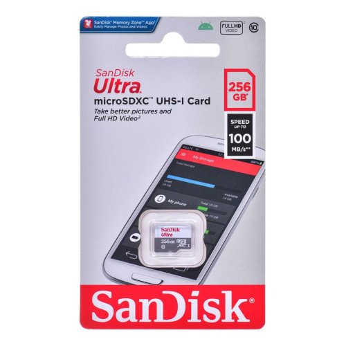 SANDISK ULTRA microSDXC 256GB 100MB/s A1 CL10 UHS-I-8822092