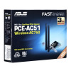 Karta sieciowa ASUS PCE-AC51 (PCI-E)-889874