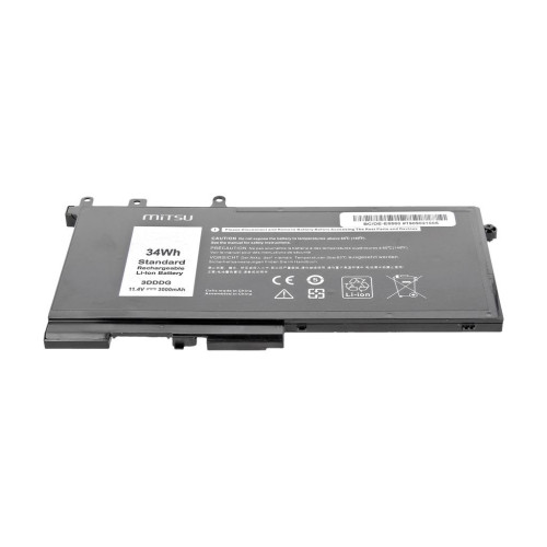 Bateria do laptopa MITSU BC/DE-E5580 5BM308 (34 Wh; do laptopów Dell)-890244