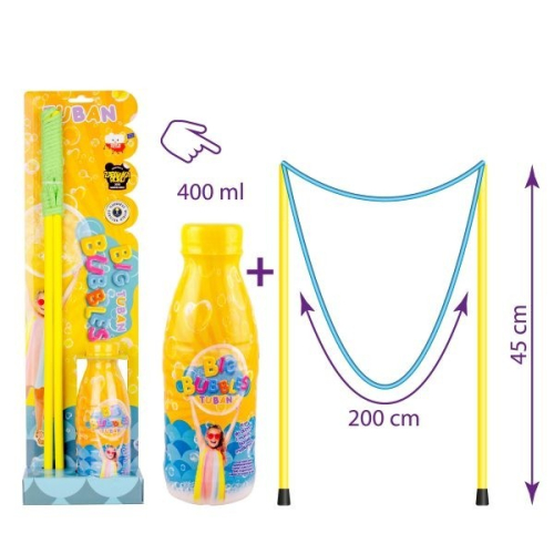 Sznurek do wielkich baniek + płyn 400 ml-8928411