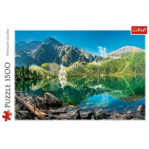 Puzzle 1500 elementów Jezioro Morskie Oko Tatry Polska-8928835