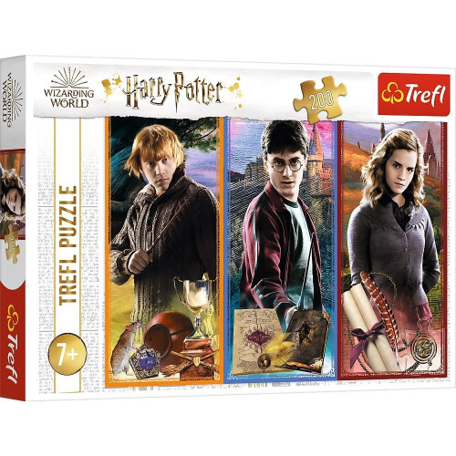 Puzzle 200 elementów W świecie magii Harry Potter-8928991