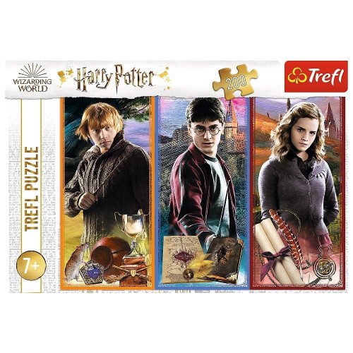 Puzzle 200 elementów W świecie magii Harry Potter-8928993