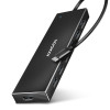 HUE-F7C Hub 7-portowy USB-C 3.2 Gen 1 ALU FLAT micro USB, 30cm USB-C kabel-8787997