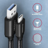 BUCM3-AM15AB Kabel USB-C - USB-A, 1.5m, USB 3.2 Gen 1 3A, ALU, oplot, czarny-8932114