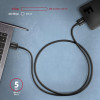 BUMM3-AM10AB Kabel Micro-B USB USB-A 3.2 Gen 1, 1m, 3A, ALU, PVC Czarny-8932204