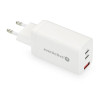 Ładowarka USB/USB-C QC4+ 65W technologia GaN Biała-8933566