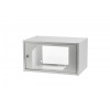 Szafa krosowa wisząca 19" 6U rack 550x350, drzwi szyba, niedzielona, złożona, nośność 30kg, szara-8934256