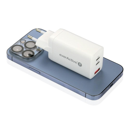 Ładowarka USB/USB-C QC4+ 65W technologia GaN Biała-8933567