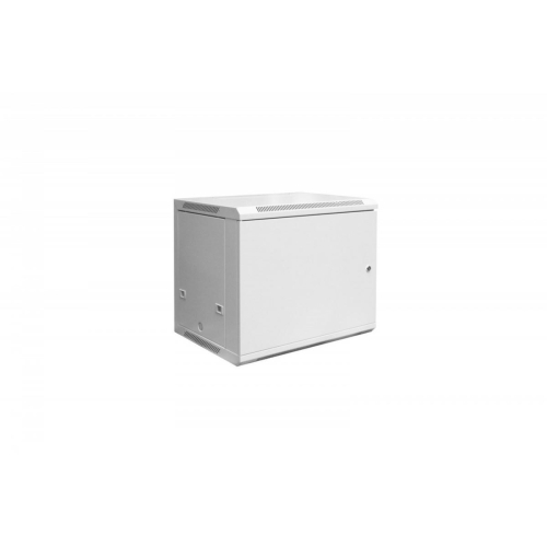 Szafa krosowa wisząca 19" 12U rack 600x600, drzwi pełne, niedzielona, złożona, nośność 60kg, szara-8934250