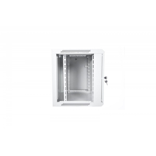 Szafa krosowa wisząca 19 cali 12U rack 600x600, drzwi pełne, niedzielona, złożona, nośność 60kg, Szara-8934253