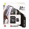 Karta pamięci z adapterem Kingston Canvas Select Plus SDCS2/64GB (64GB; Class 10, Class U1, V10; + adapter)-894074
