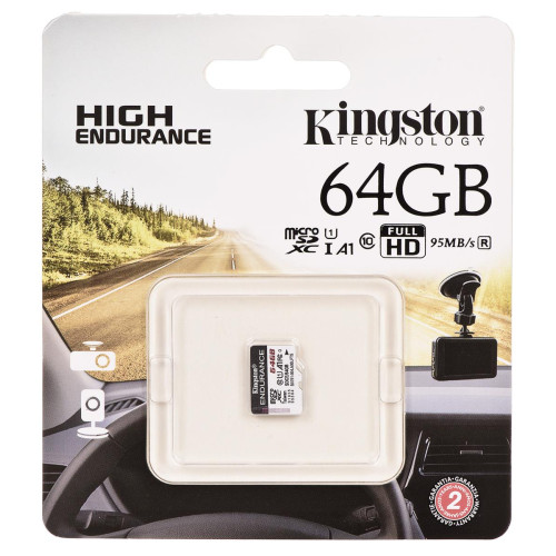 Karta pamięci Kingston Endurance SDCE/64GB (64GB; Class 10; Karta pamięci)-894112
