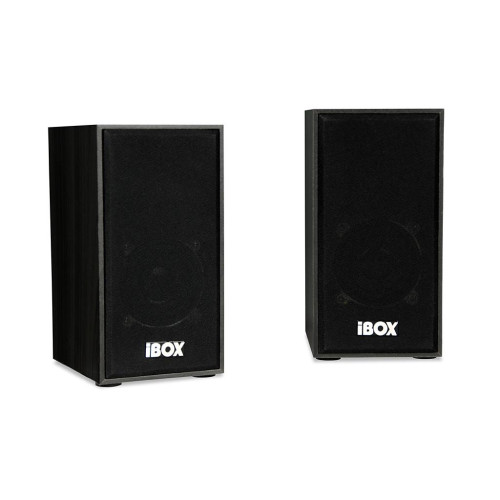 Zestaw głośników IBOX IGLSP1B (2.0; ciemne drewno)-894240