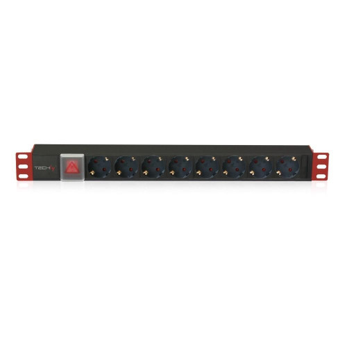 TECHLY LISTWA ZASILAJĄCA RACK 19 1U 250V/16A 8X SC-8943445