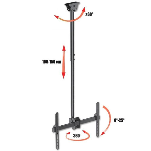 TECHLY UCHWYT SUFITOWY TV LED/LCD 37-70 CALI 50KG-8948106